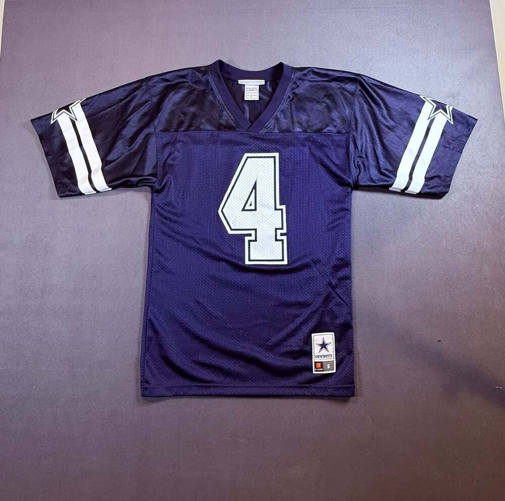 Dallas Cowboys Dak Prescott Size S training Jersey 4 Blue Football NFL